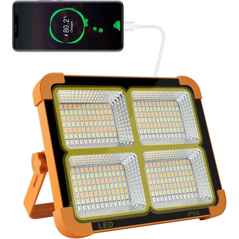 GENERICO - Panel Reflector Solar 100w Multifuncional Ip66 Carga Celular