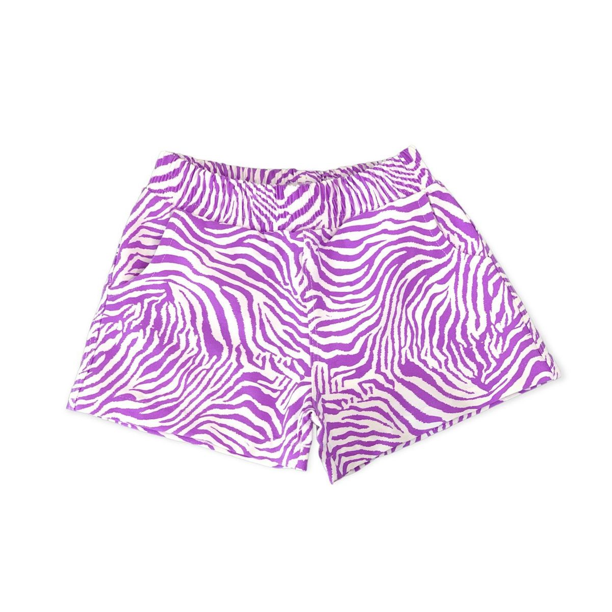 OTTOWARE - SHORT NIÑA ANIMAL PRINT MORADO