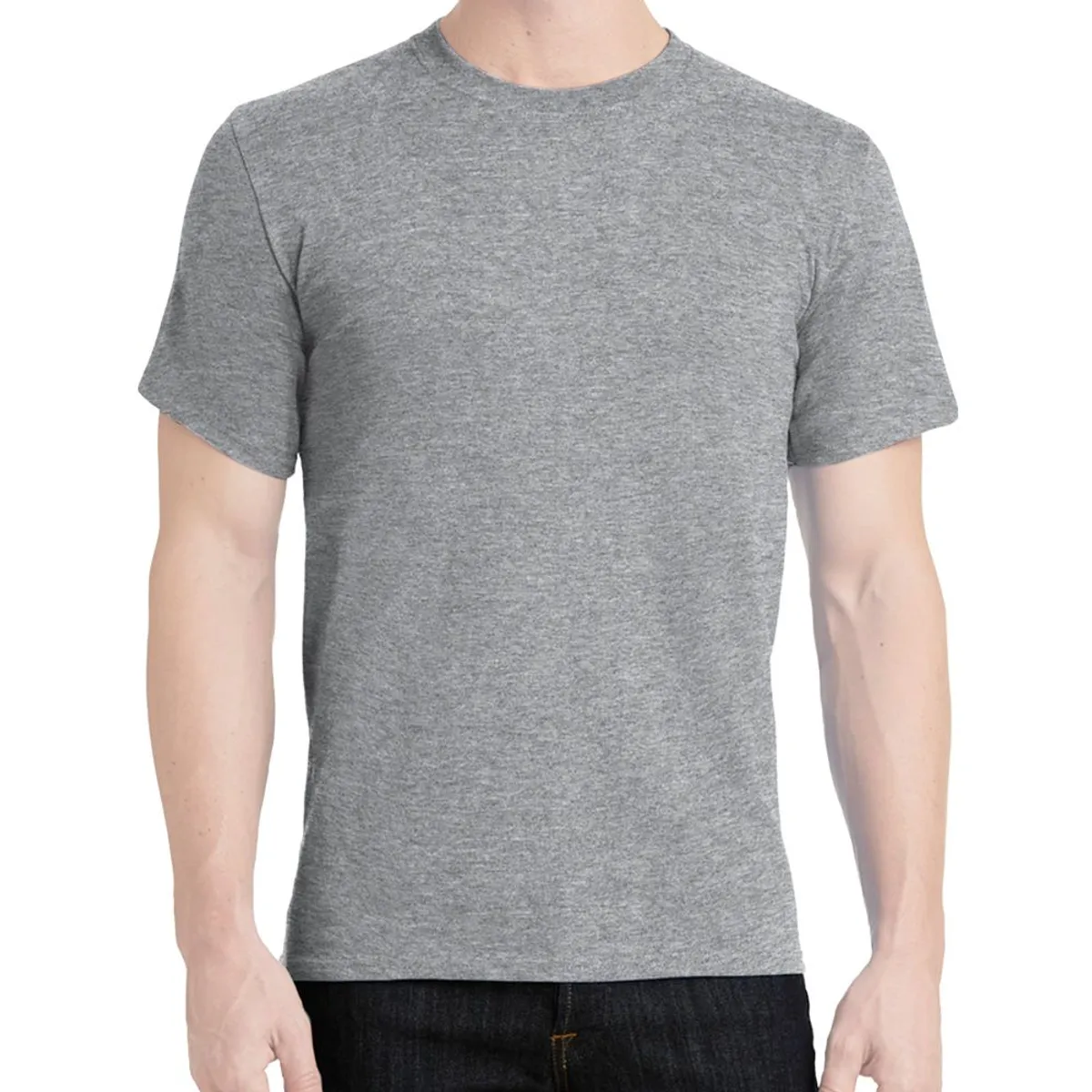 BOSTON - Polo Boston Manga Corta Cuello Redondo Plomo.