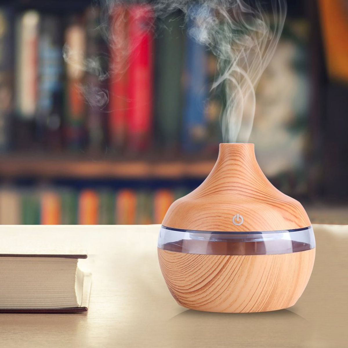 SEISA - Humidificador ultrasónico purificador de aroma  luces led