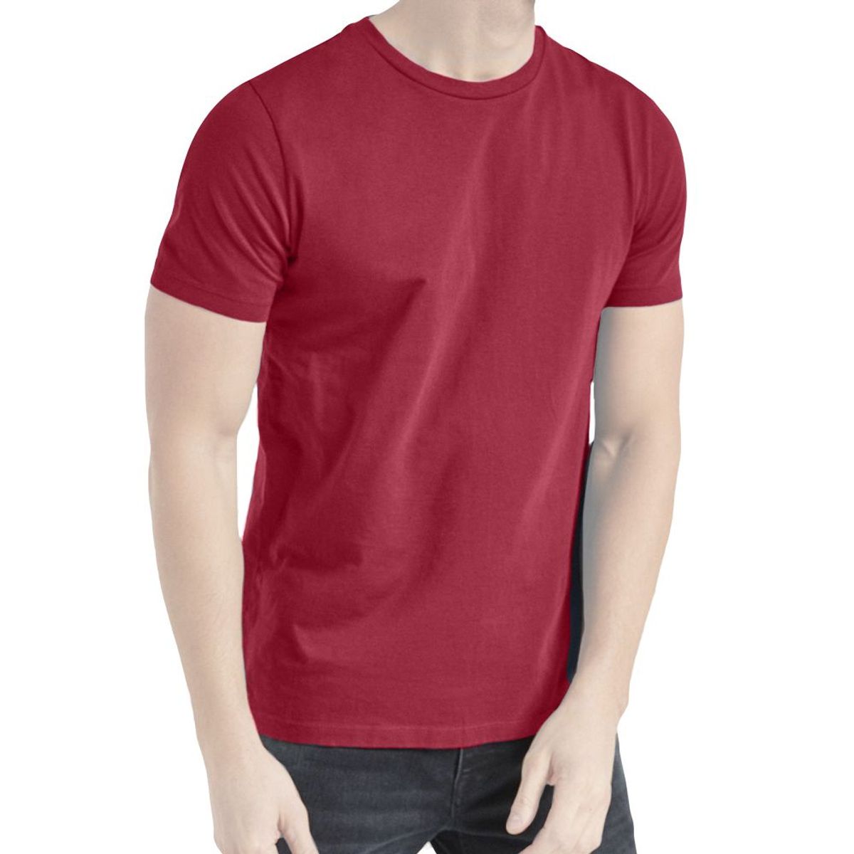 BOSTON - Polo Boston Manga Corta Cuello Redondo Rojo