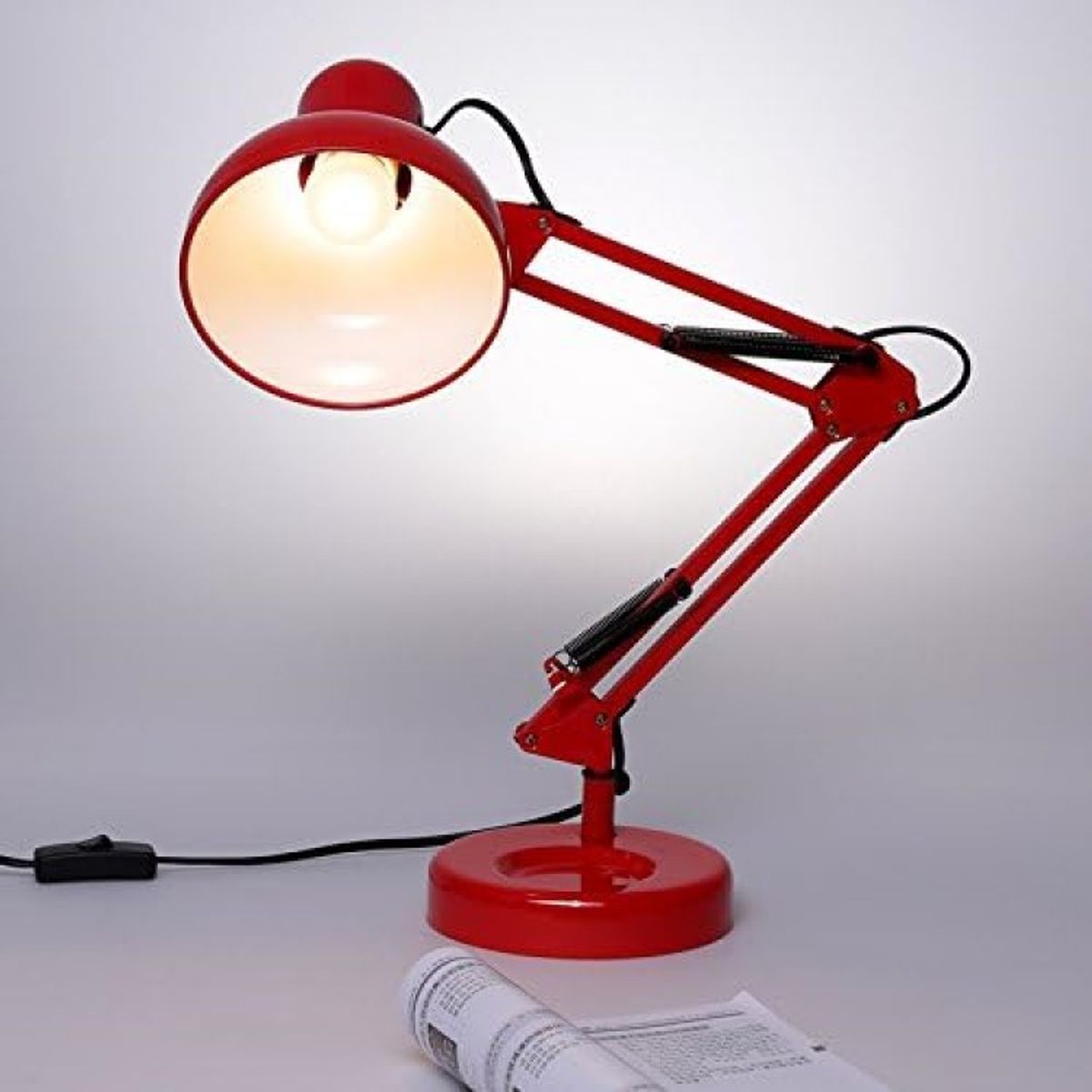 GENERICO - Lámpara Led Escritorio o Mesa Con Brazo Ajustable Regulable Negro