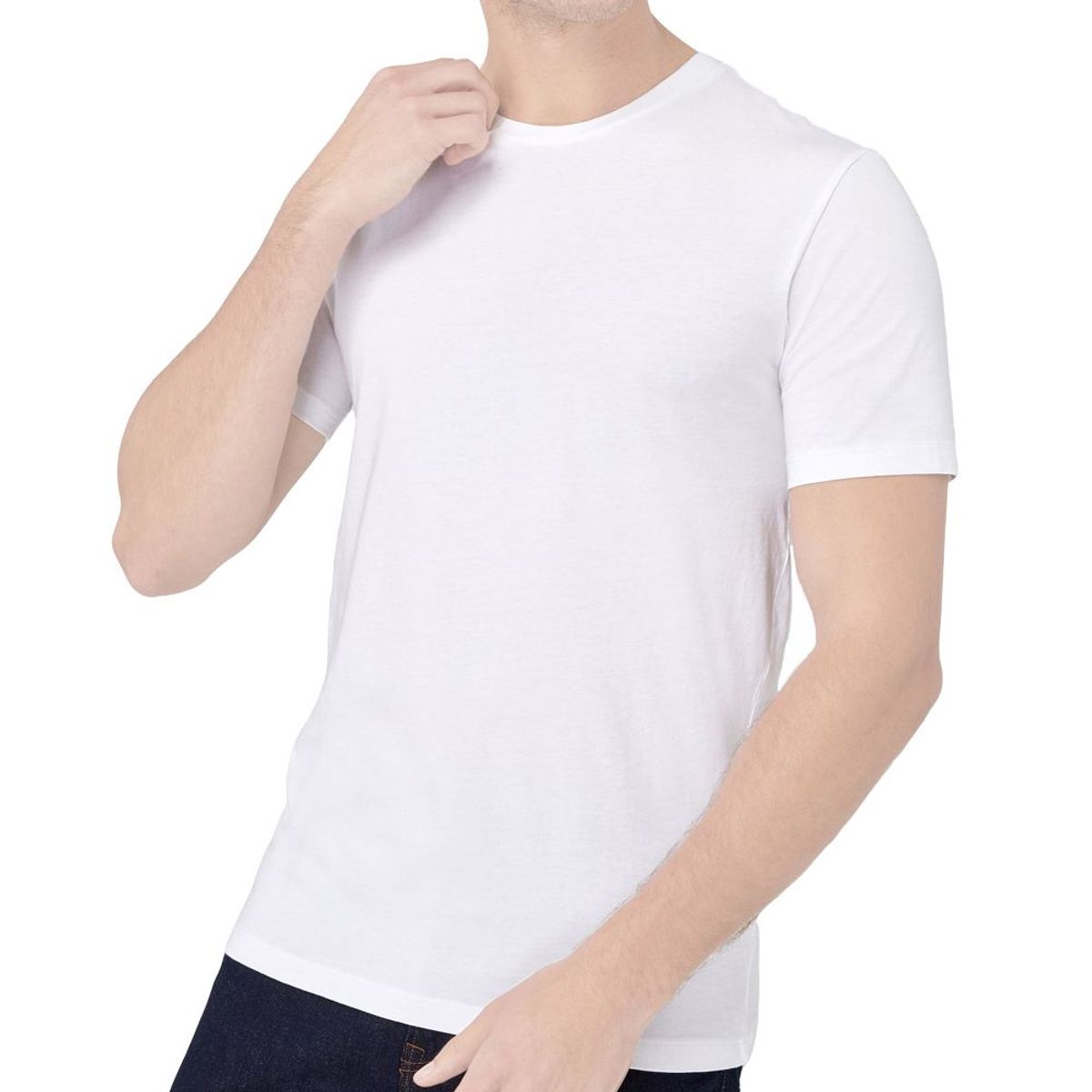 BOSTON - Polo Boston Manga Corta Cuello Redondo Blanco..