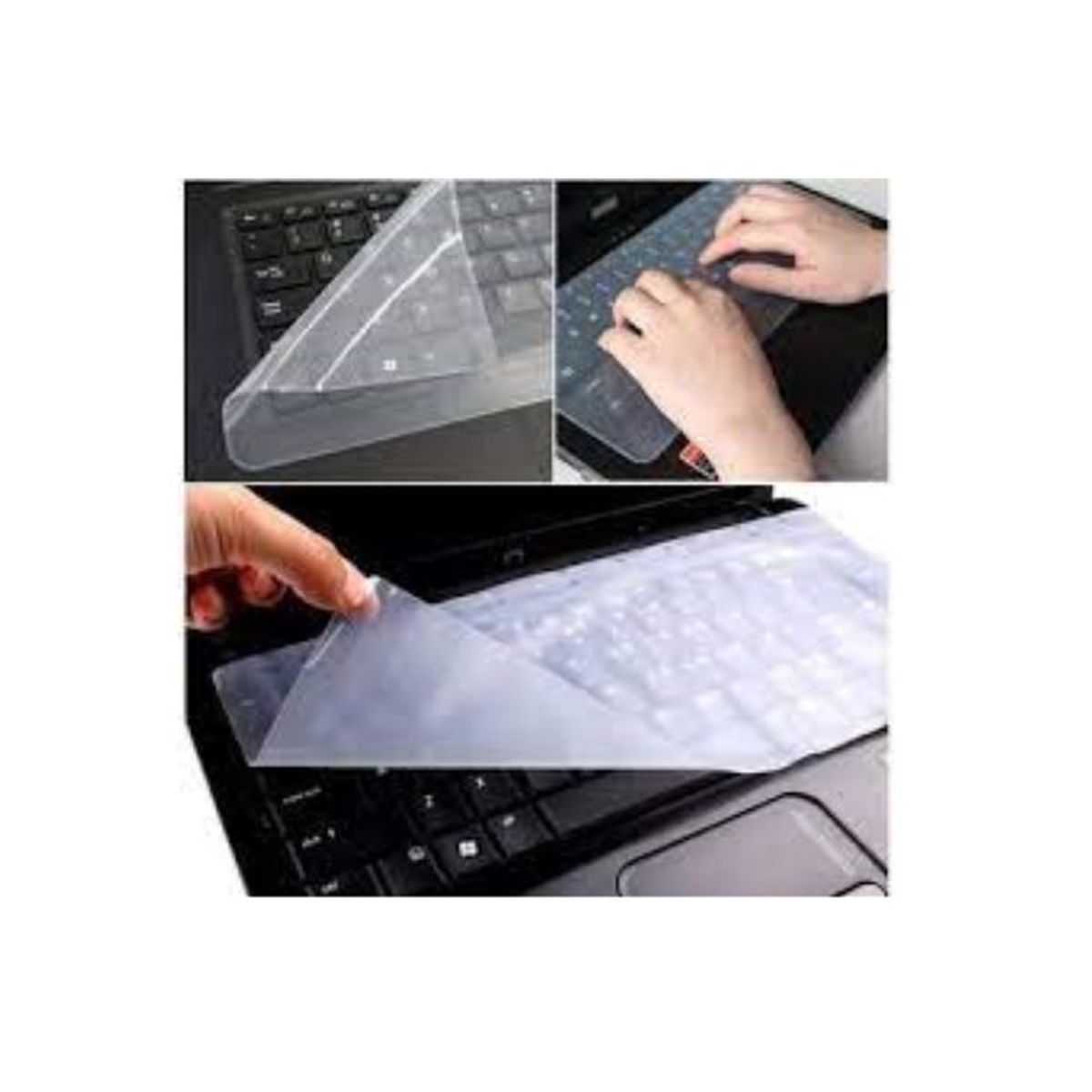 Protector laptop 15  teclado silicona transparente, marca GENERICO - Foto Principal