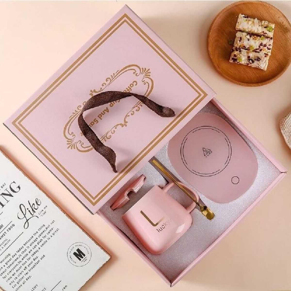 OTTOWARE - Taza Mug con Base Calentador Eléctrico