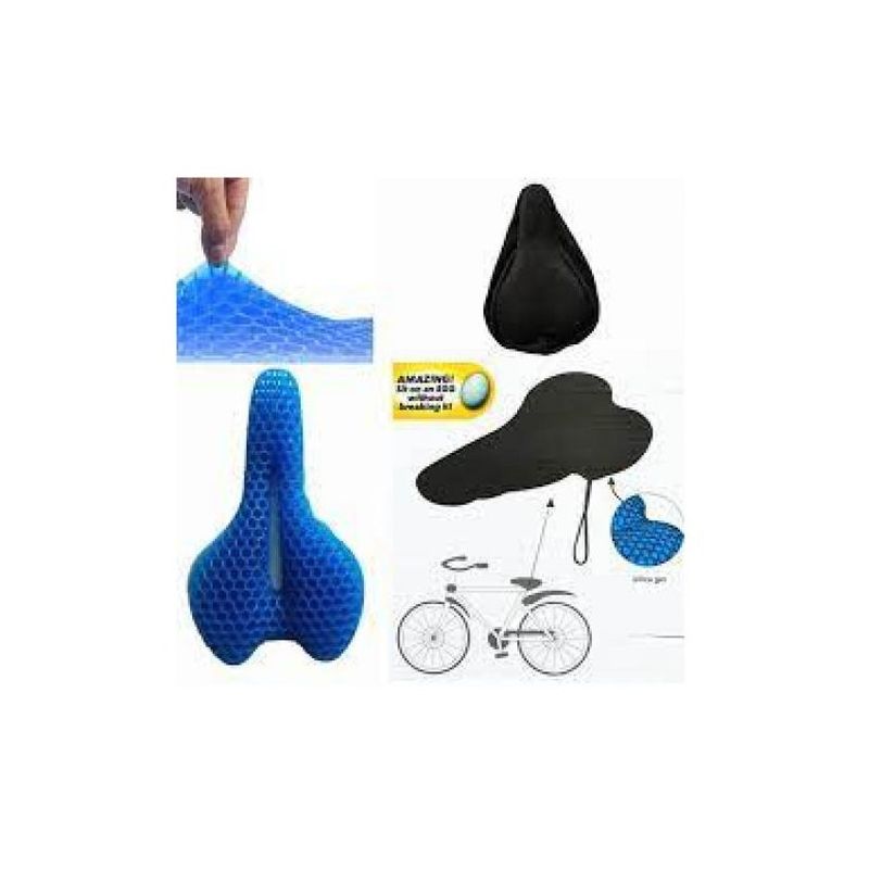 OEM - Funda  cojín de asiento de gel de silicona para bicicleta