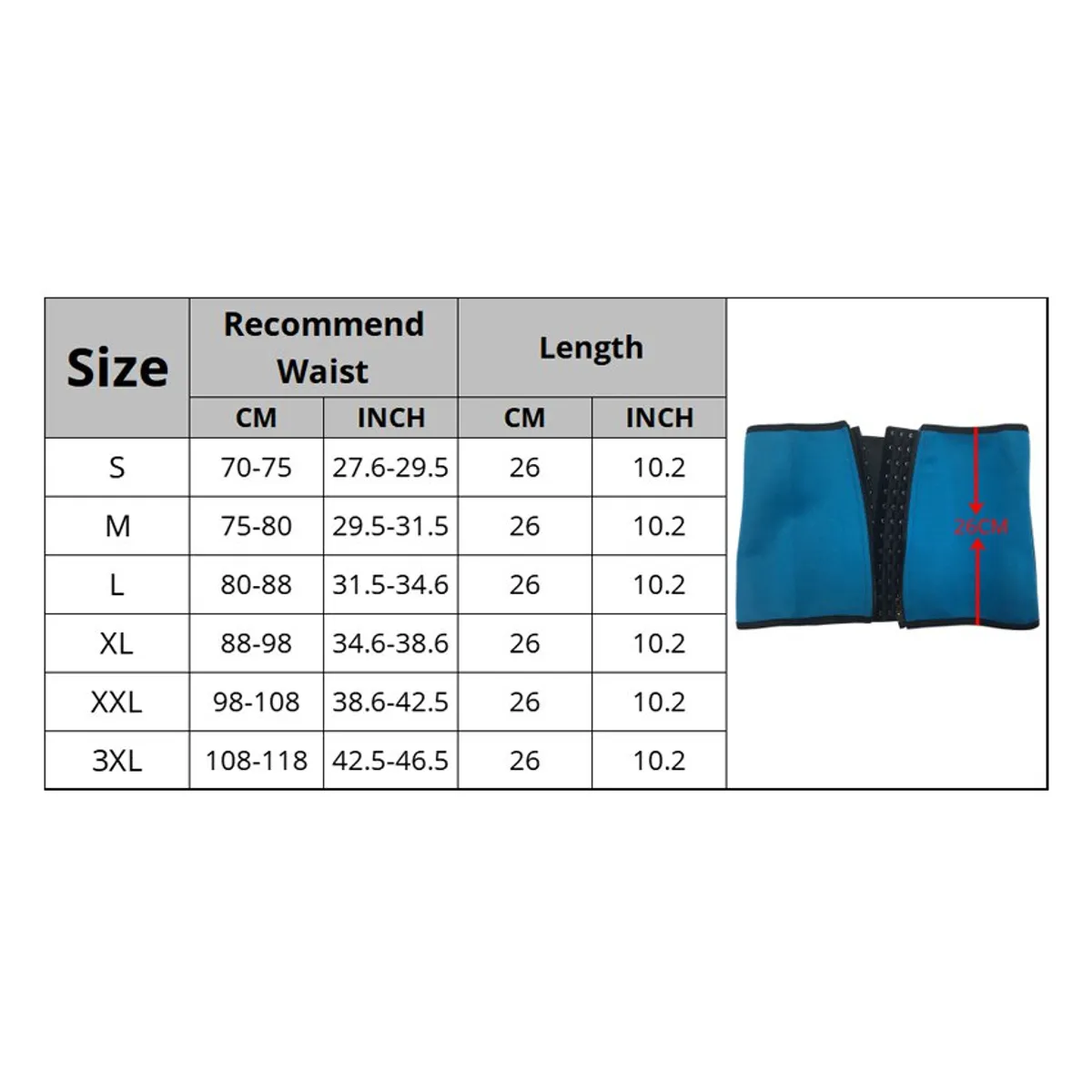 GENERICO - Faja reductora mujer y hombre faja adelgazante gimnasio