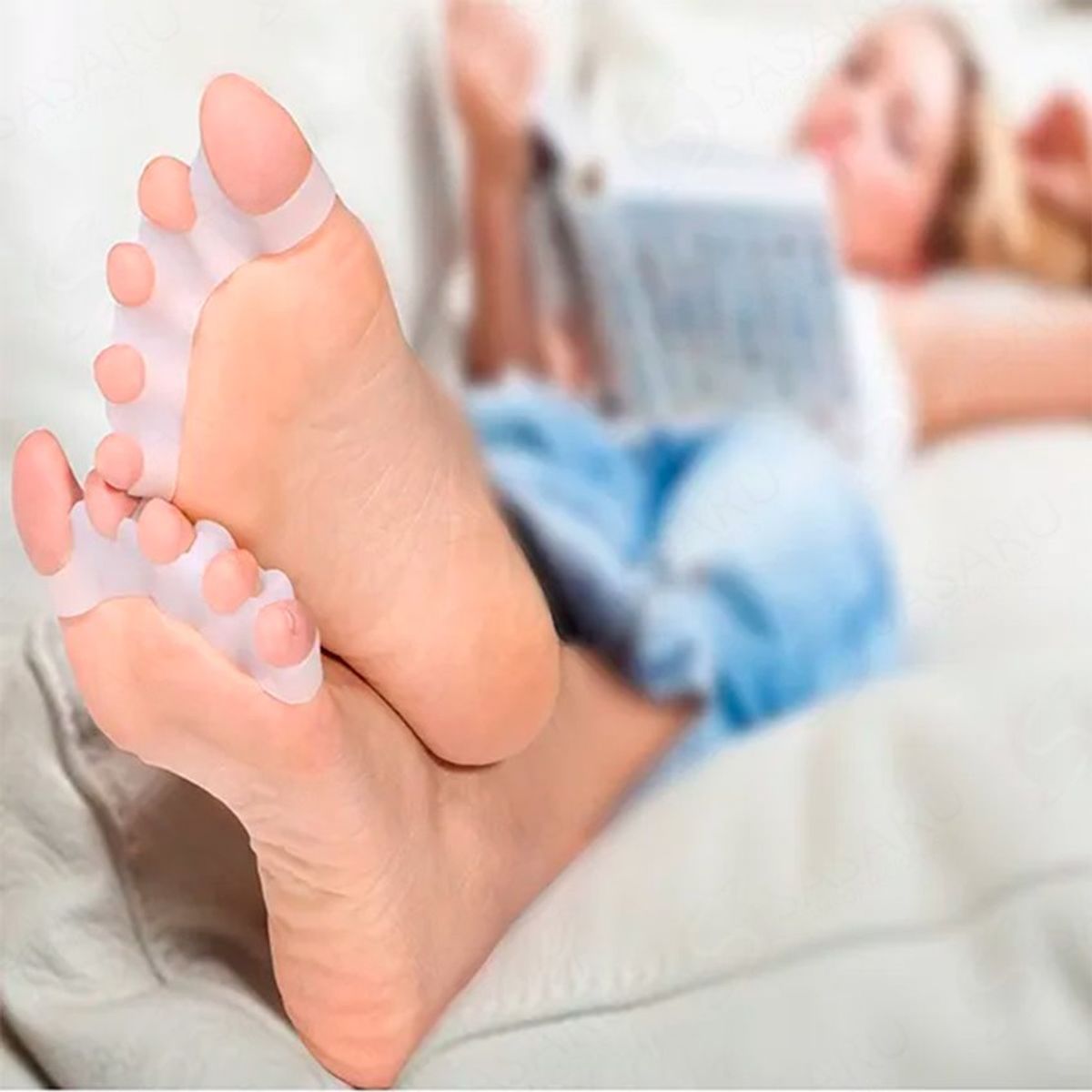 GENERICO - Corrector separador para dedos del pie de silicona