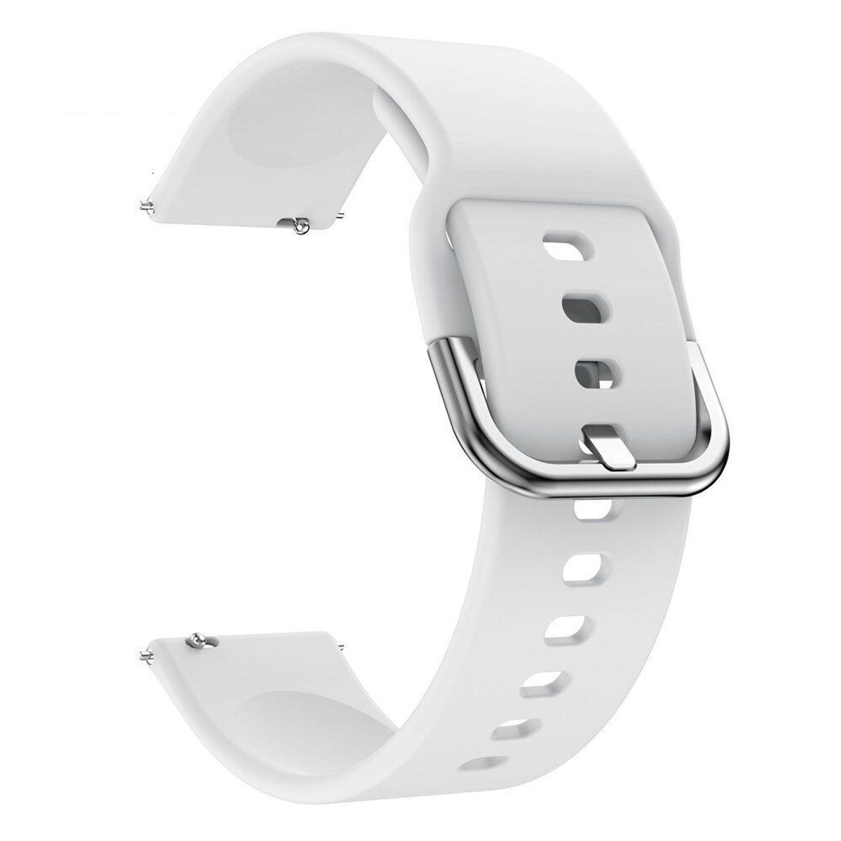 GENERICO - Correa Silicona Liso para HUAWEI WATCH GT3 42mm - Blanco