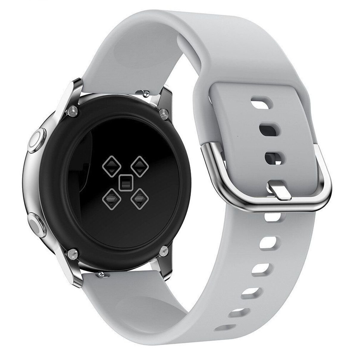 GENERICO - Correa Silicona Liso para HUAWEI WATCH GT3 42mm - Plomo