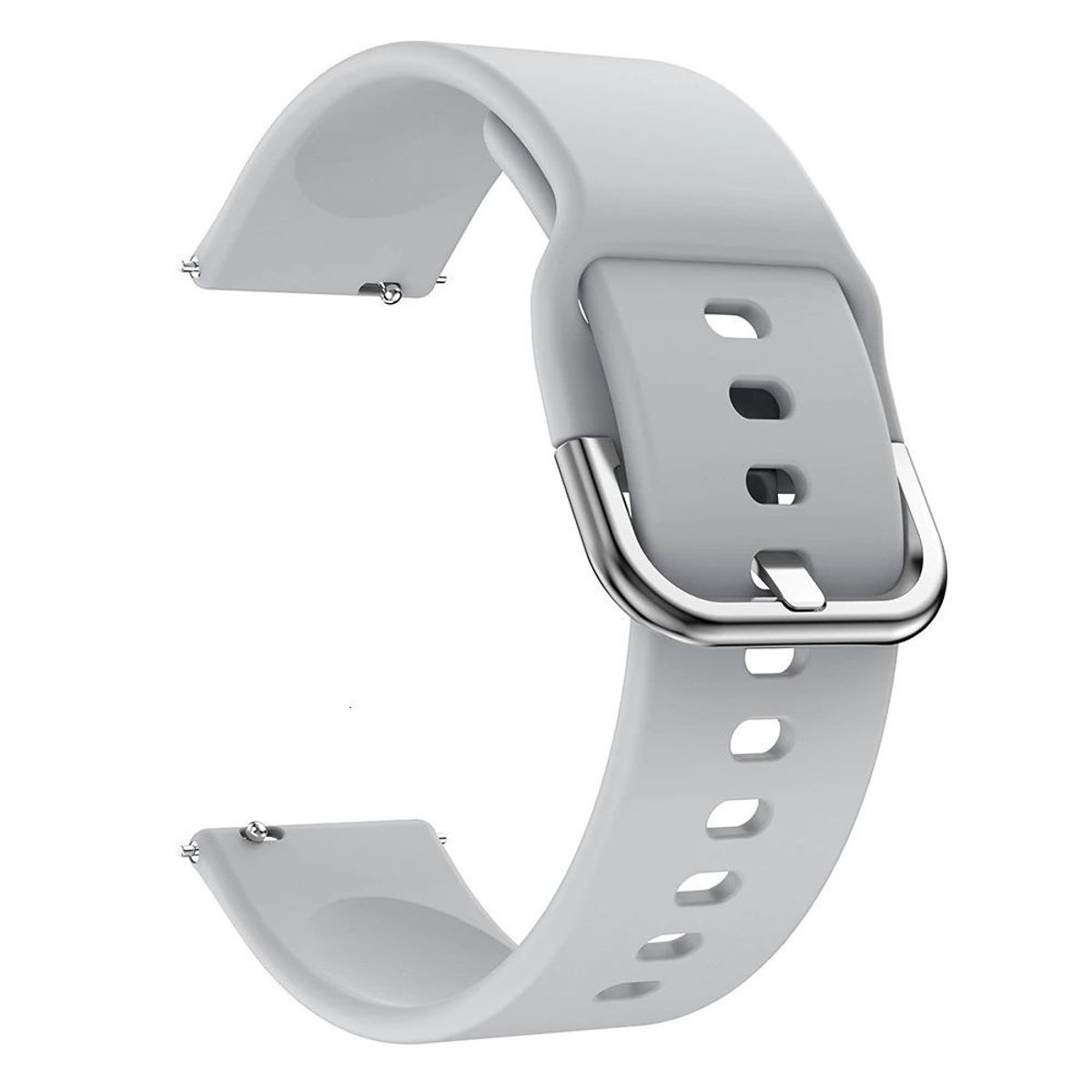 GENERICO - Correa Silicona Liso para HUAWEI WATCH GT3 42mm - Plomo