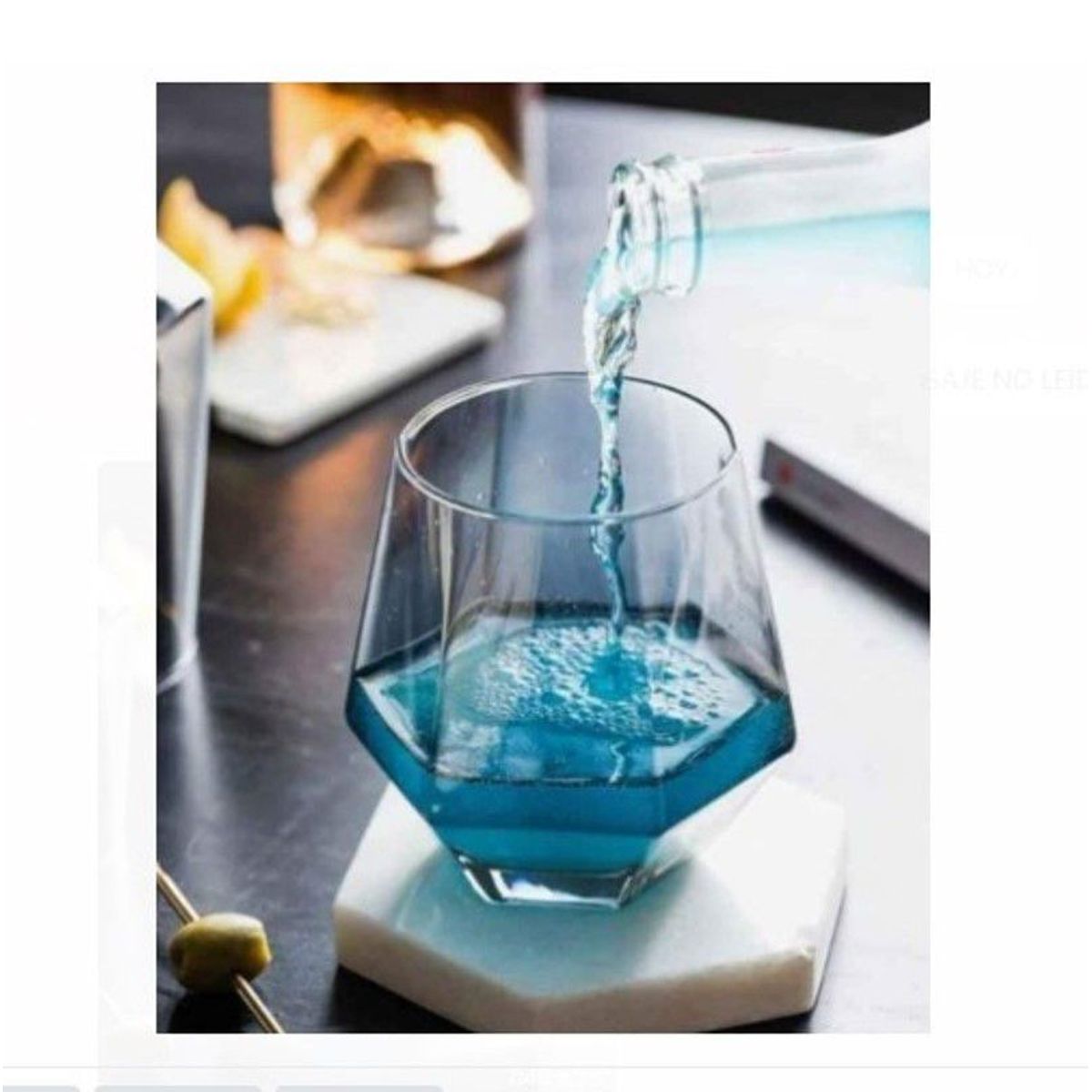 GENERICO - Vasos de Wisky modelo Diamante de Calidad  6 UNI