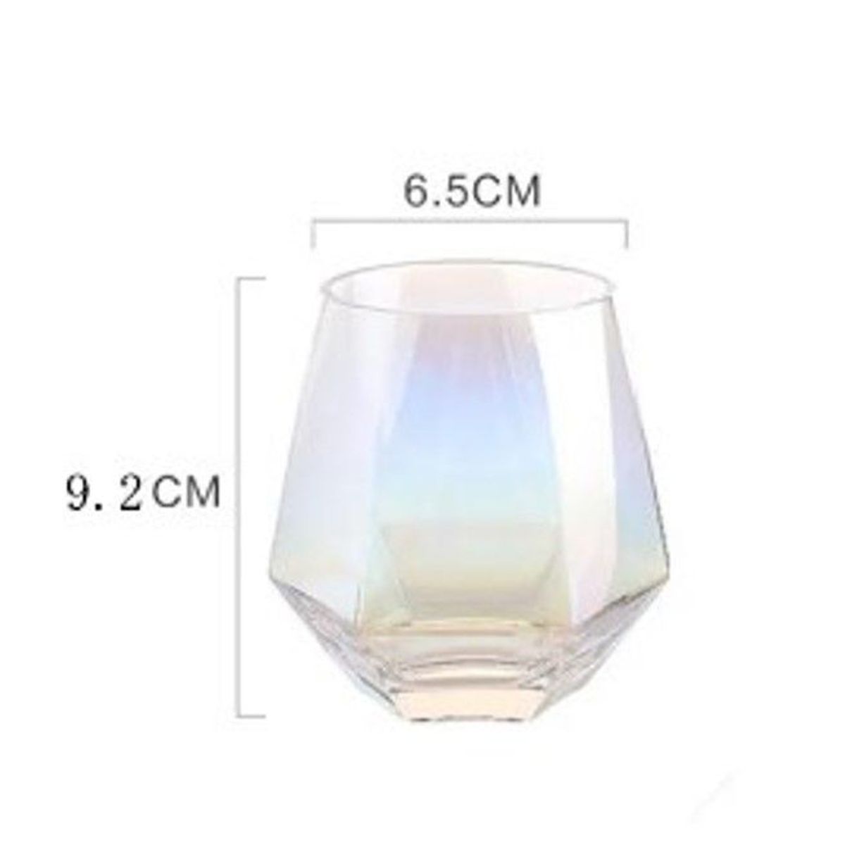 GENERICO - Vasos de Wisky modelo Diamante de Calidad  6 UNI