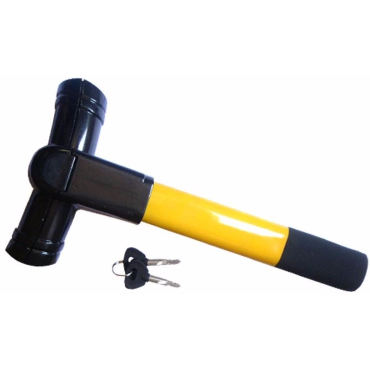 GENERICO - Seguro de timon traba volante antirobo martillo acerado