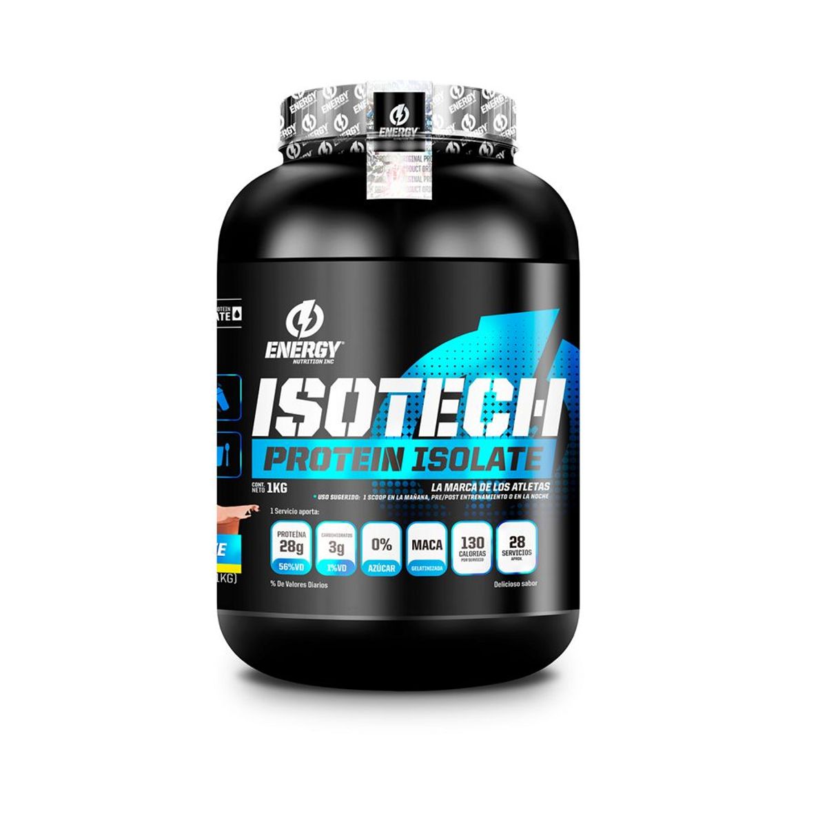 ENERGY NUTRITION - Proteina Energy Nutrition Isotech 1 Kg Chocolate + Shaker