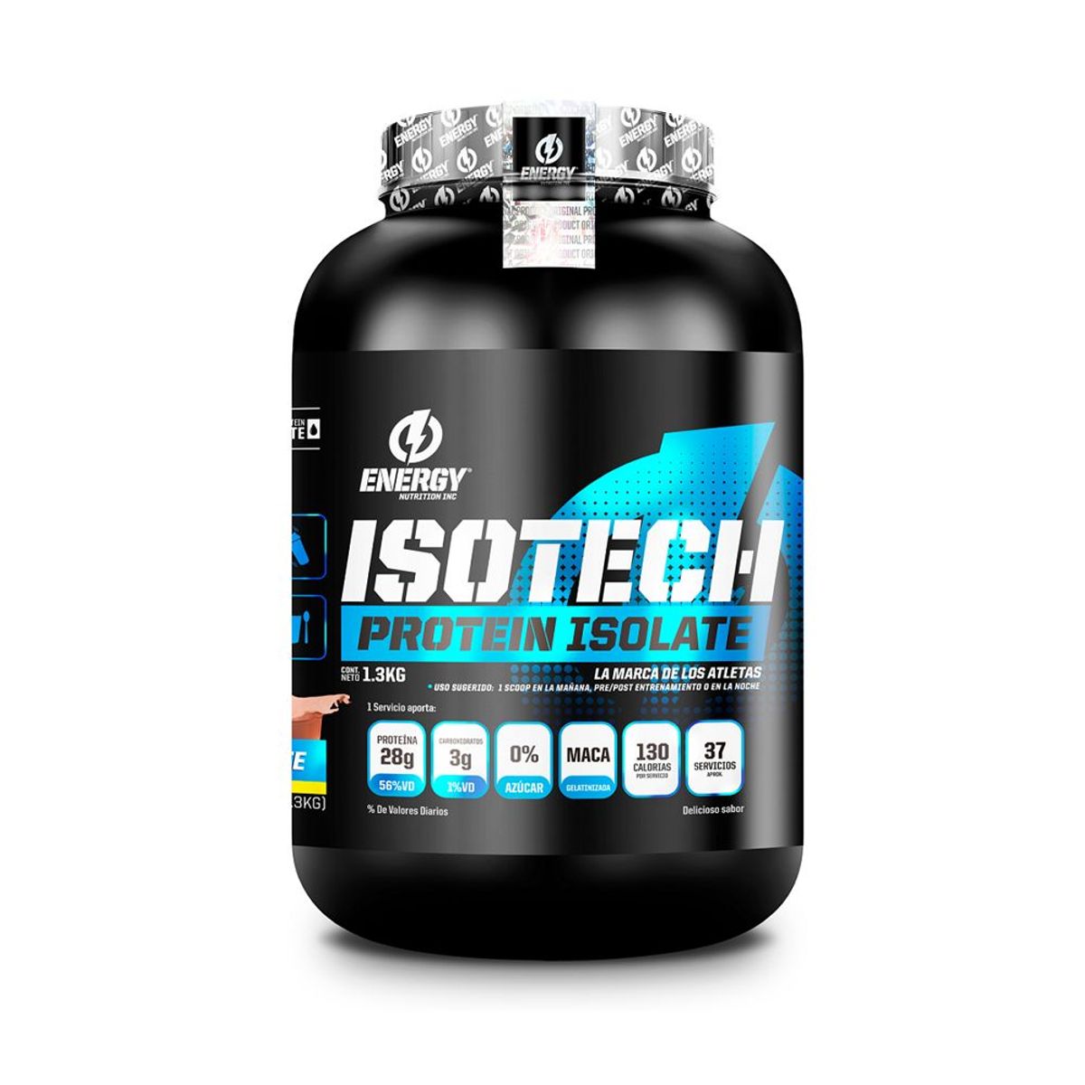 ENERGY NUTRITION - Proteina Energy Nutrition Isotech 1.3 Kg Chocolate + Shaker