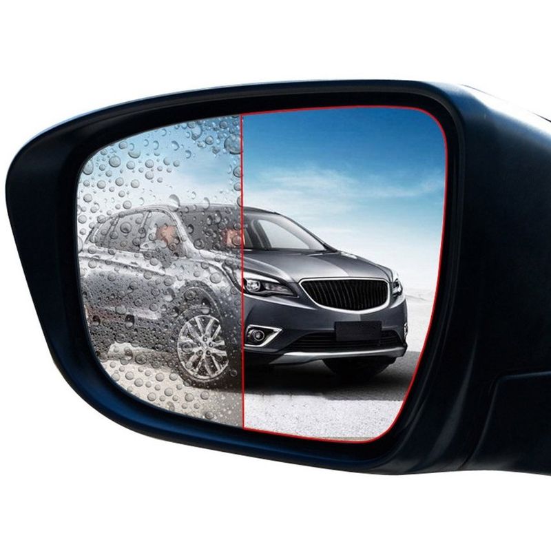 GENERICO - Mica anti lluvia para espejo del retrovisor