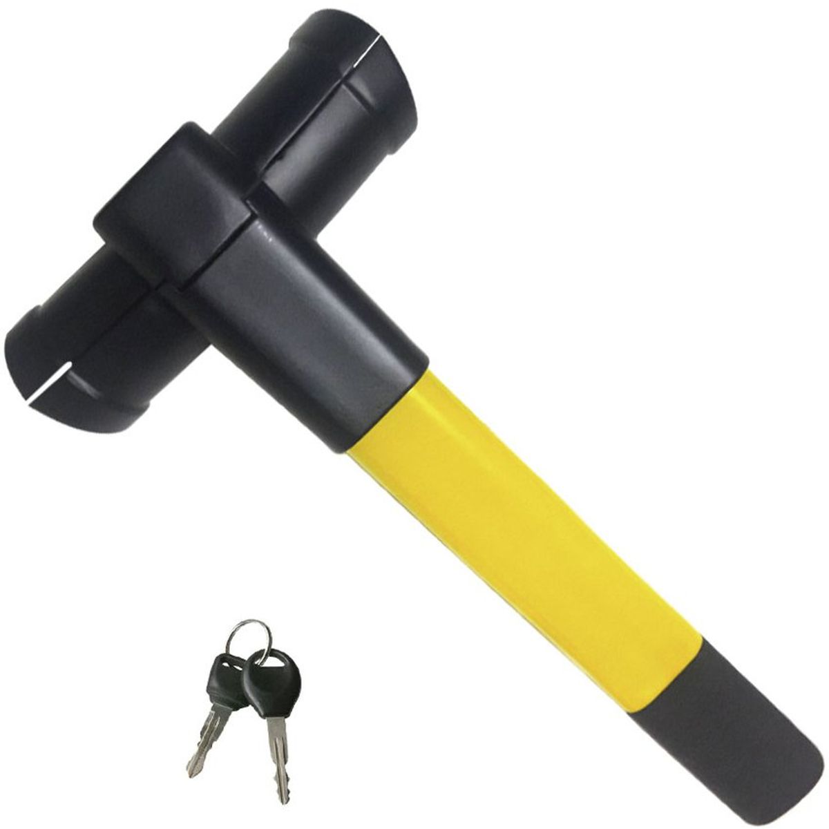 GENERICO - Seguro de timon auto traba volante antirrobo vehiculo