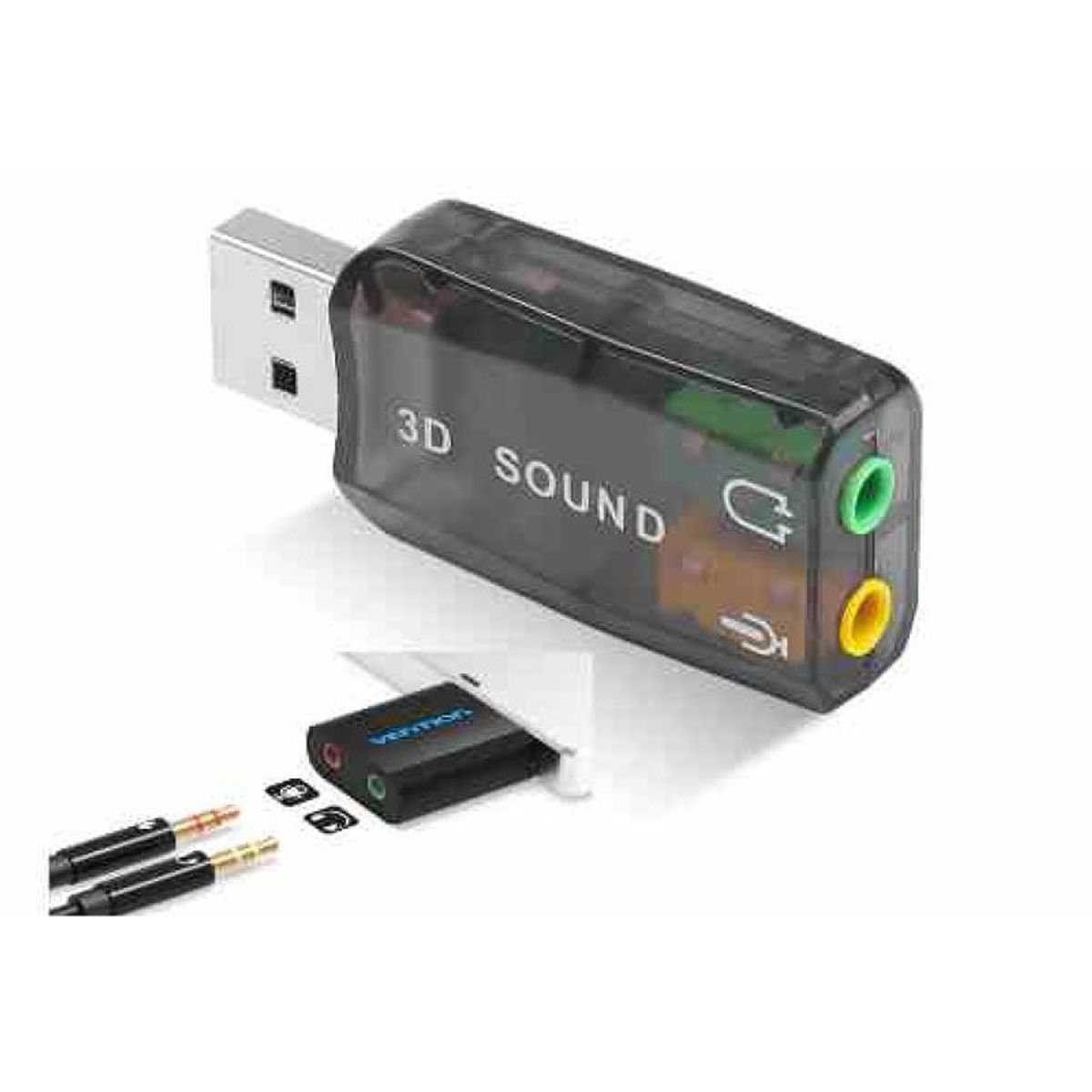 SEISA - Tarjeta De Sonido Externa 5.1 Usb
