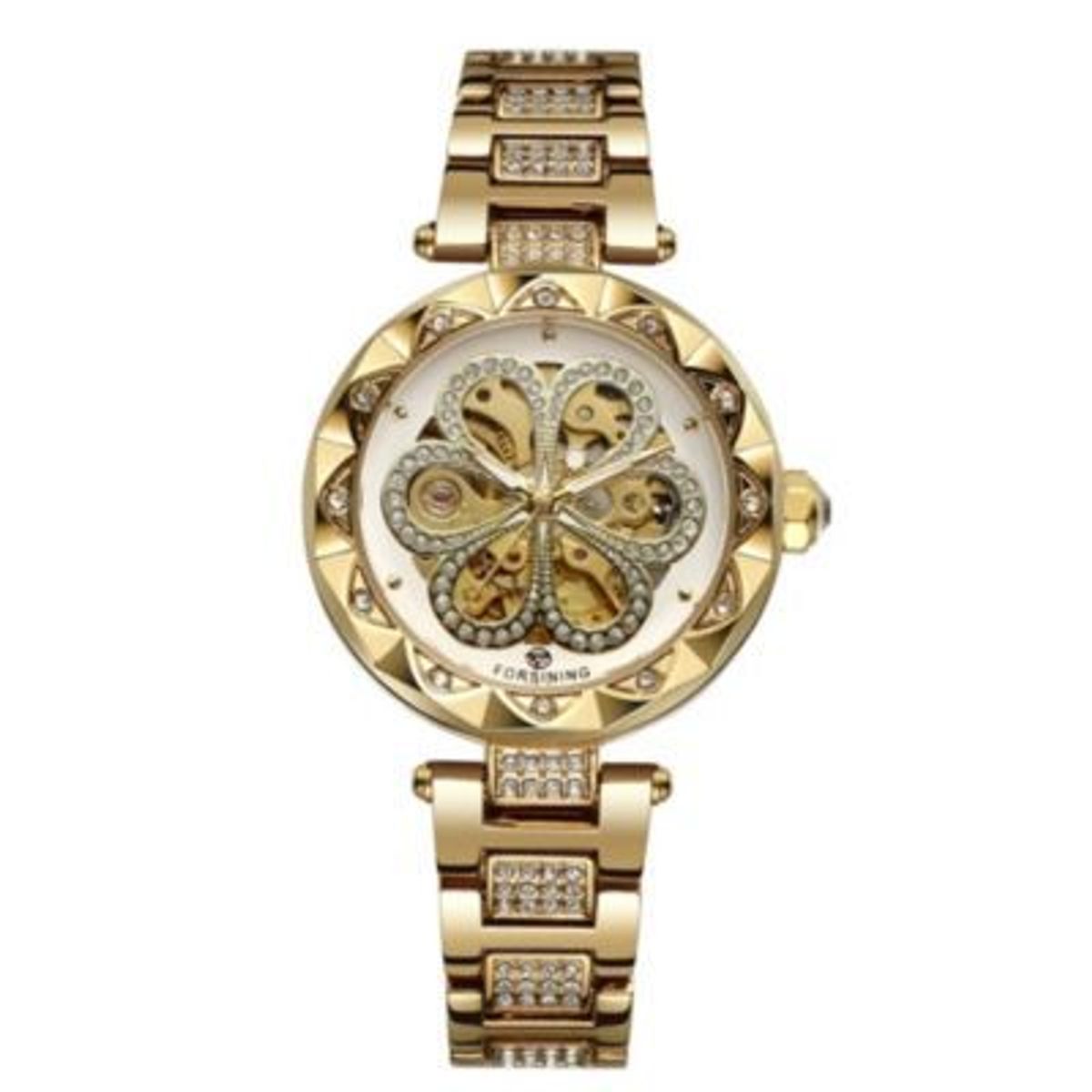 FORSINING - Reloj Forsining Automático Acero Dorado FOR-M-1