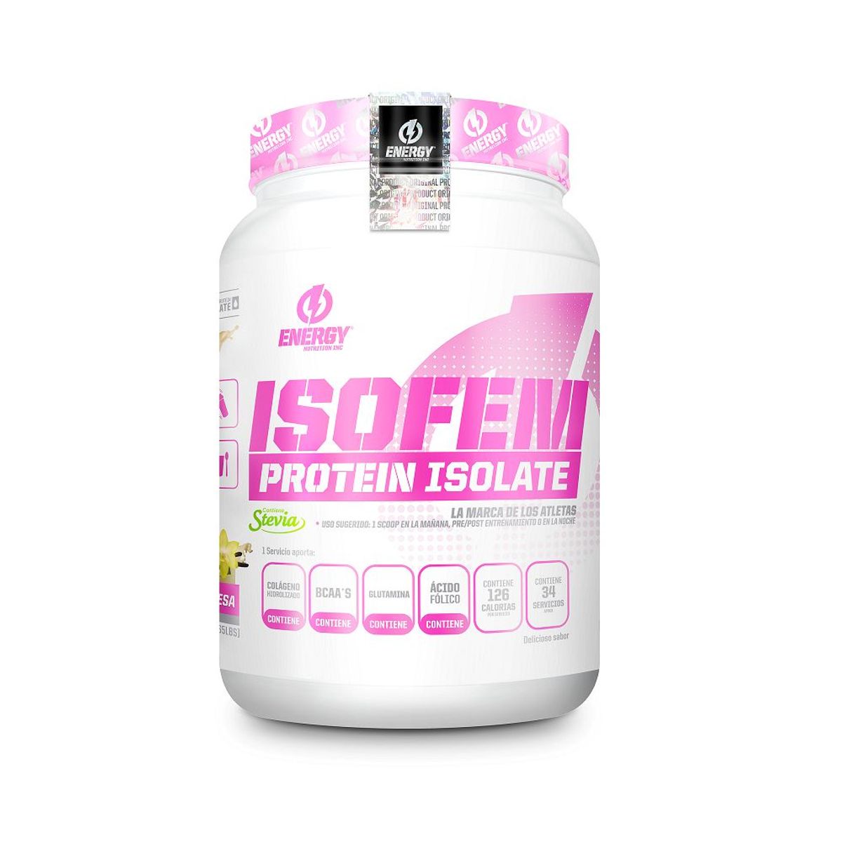 ENERGY NUTRITION - Proteina Energy Nutrition Isofem 12Kg Vainilla + Shaker
