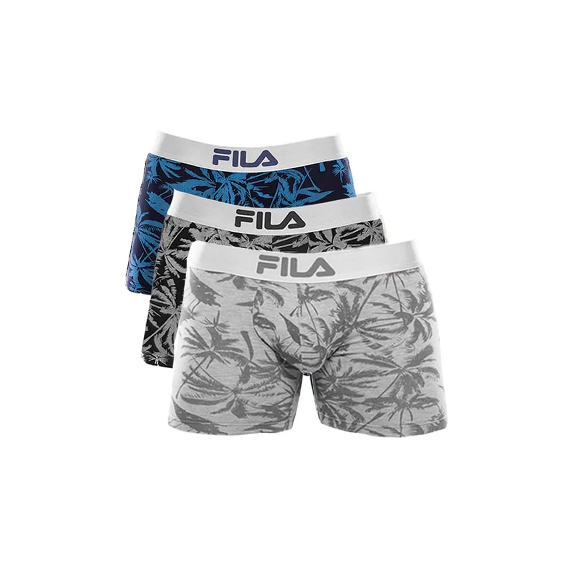 FILA - Pack x3 Bóxer Fila Estampado Palmeras FC 196 Multicolor 2