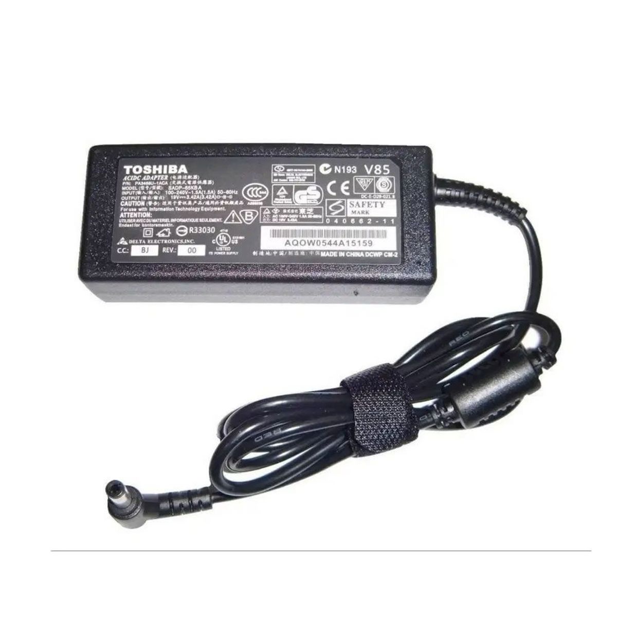 GENERICO - Cargador De Laptop Toshiba 19v 3-42a 5-5x2-5mm 65w