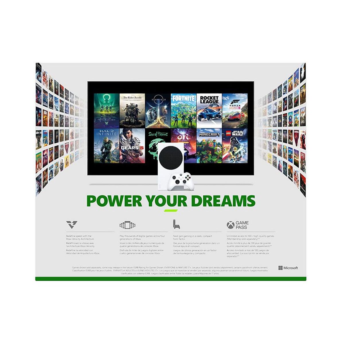 MICROSOFT - Xbox Series S - Consola Holiday hasta 120  - REACONDICIONADO