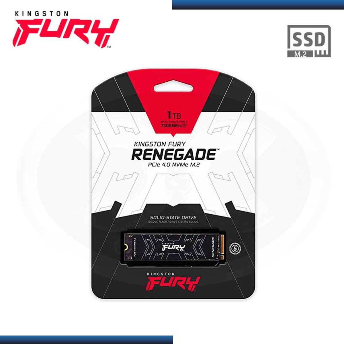 KINGSTON - Disco Solido SSD Kingston Fury Renegade 1TB M2 PCIe 4.0 NVME