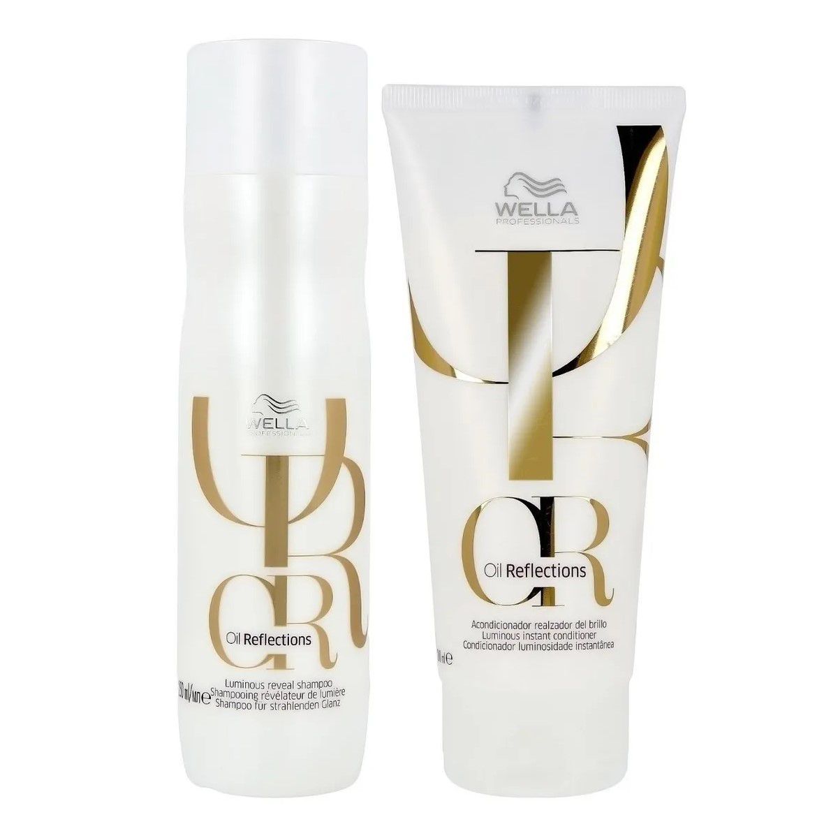 WELLA - Shampoo Realzador Brillo 250ml+ Acondicionador Oil Reflections Wella