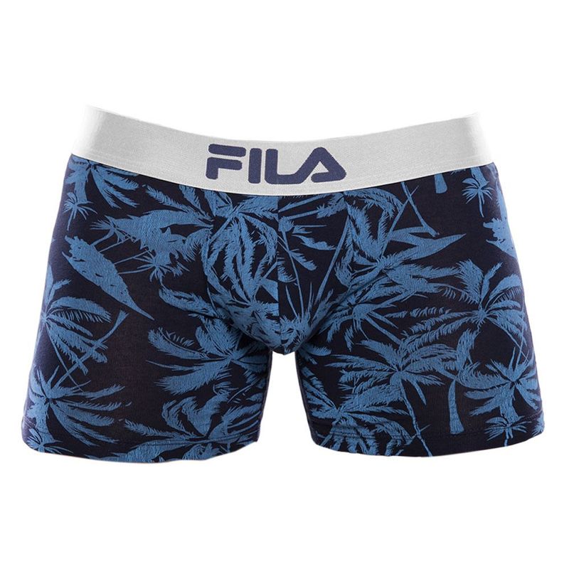 FILA - Bóxer Fila Estampado Palmeras FC 196 Azul Marino