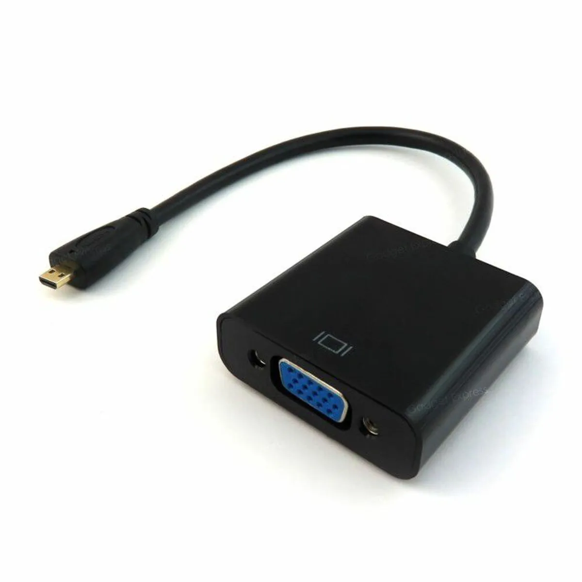RAMKO - Convertidor Micro HDMI a VGA Para Laptop