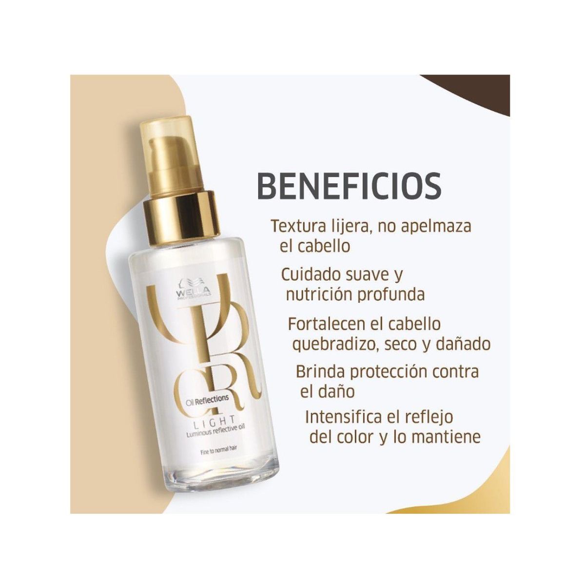 WELLA - Aceite Realzador De Brillo Y Suavidad Wella Oil Reflections Light
