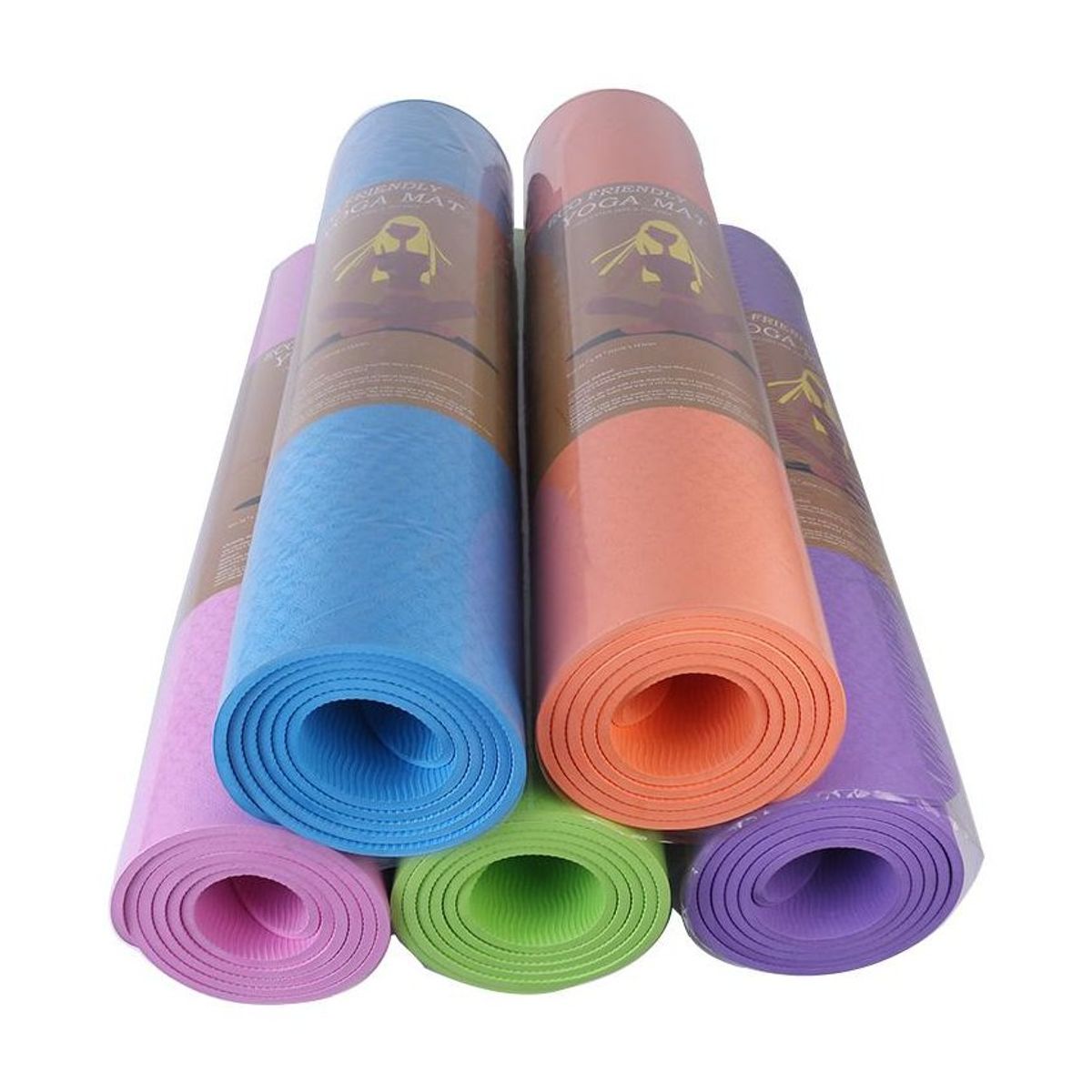 GENERICO - Colchoneta tapete mat de mm para yoga y pilates