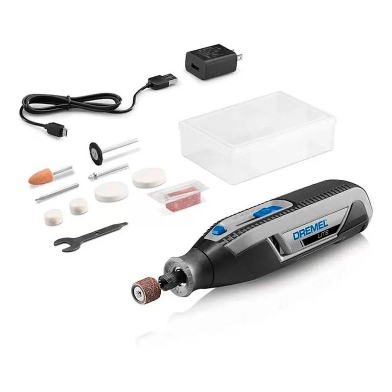 DREMEL - Minitorno Multiproposito Dremel 4V Lite 7760 + Accs
