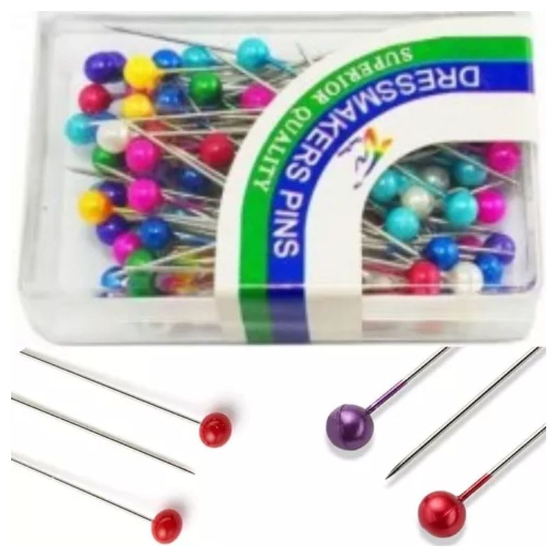 GENERICO - Alfiler - Alfileres Con Cabeza De Colores X100unidades