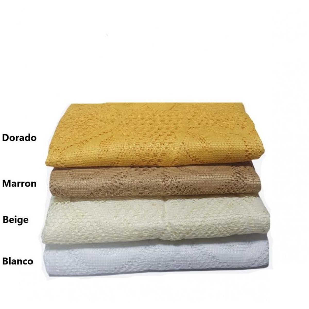 GENERICO - Mantel de mesa encaje hilo 150 cm x 250 cm