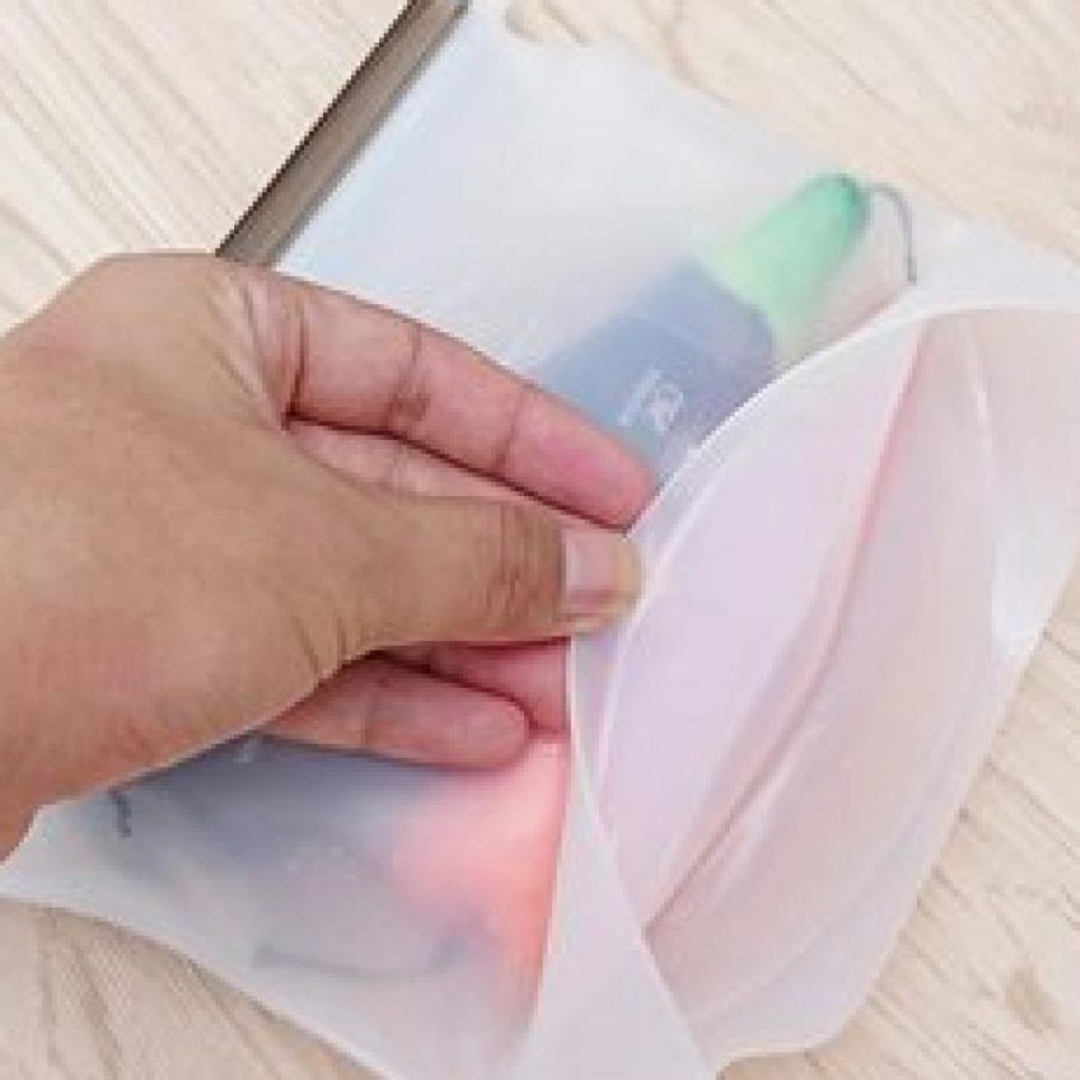 GENERICO - Bolsa de silicona multiuso con cierre hermético alimentos frescos