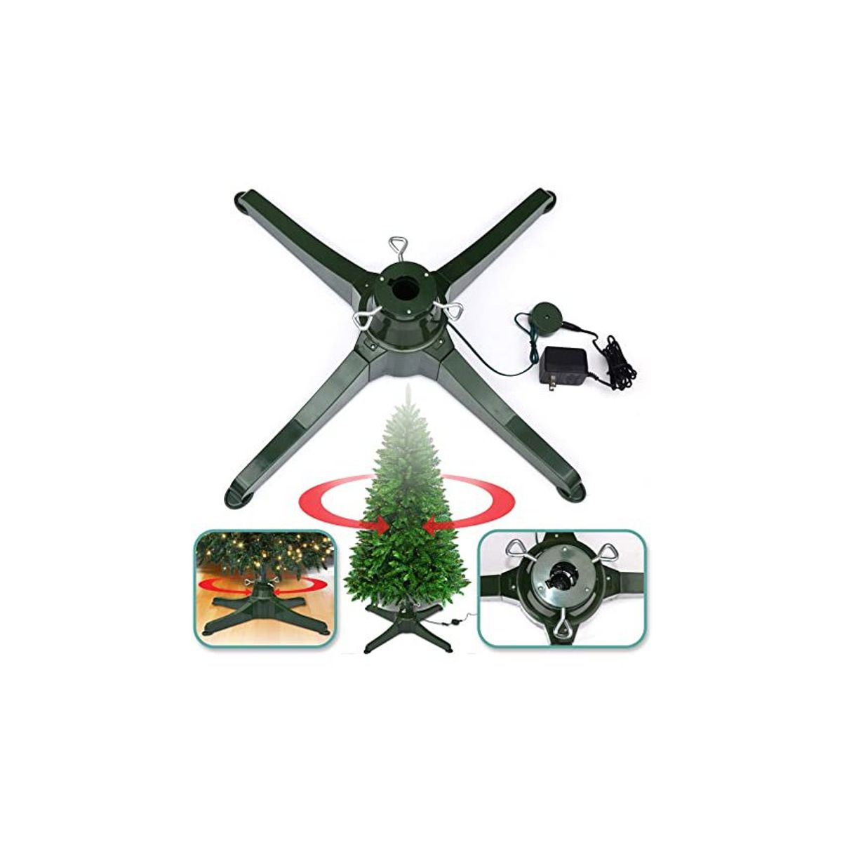 OEM - Base giratoria con música para árbol