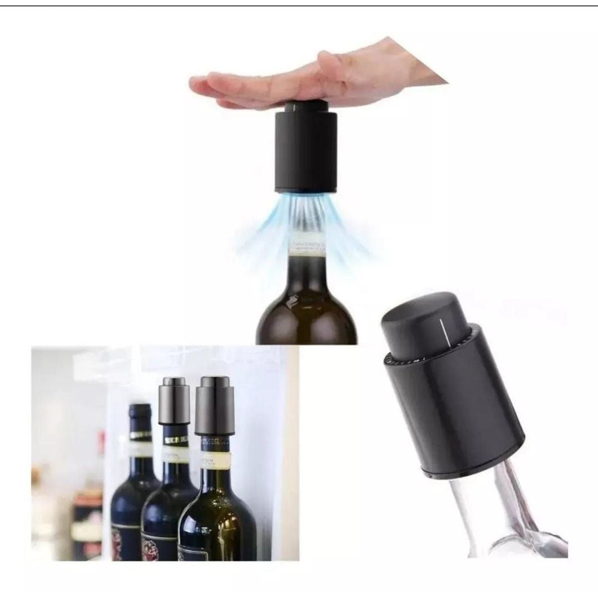 GENERICO - TAPA PARA VINO SACA AIRE