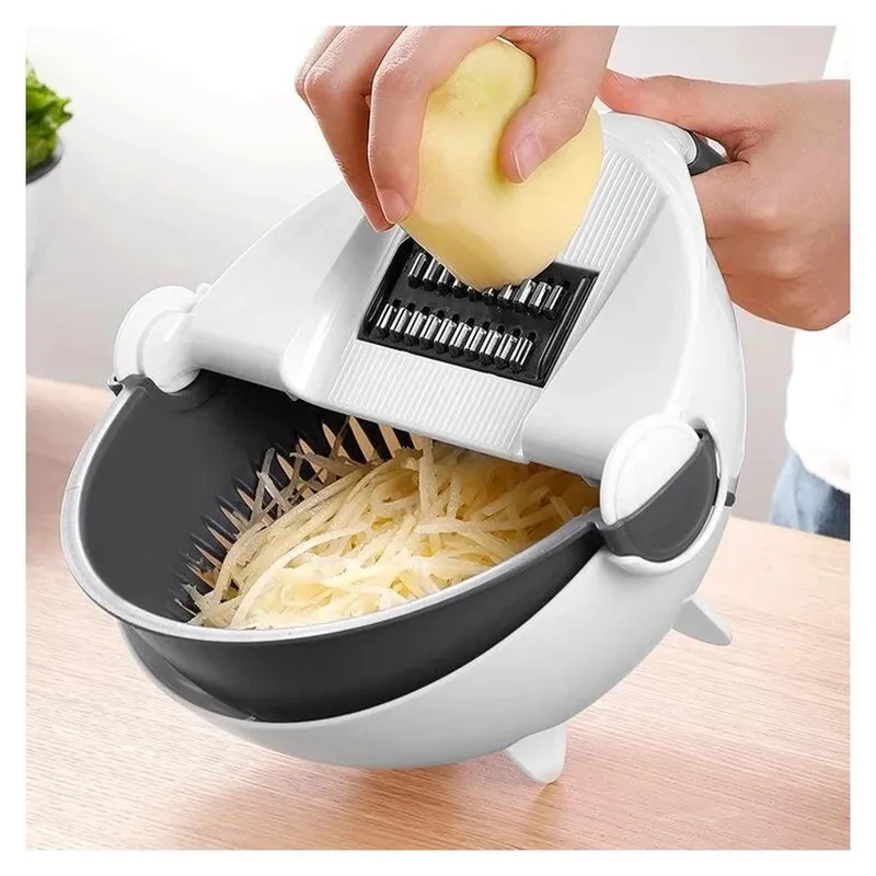 GENERICO - Cortador de vegetales picador de frutas y verduras picatodo 8 piezas