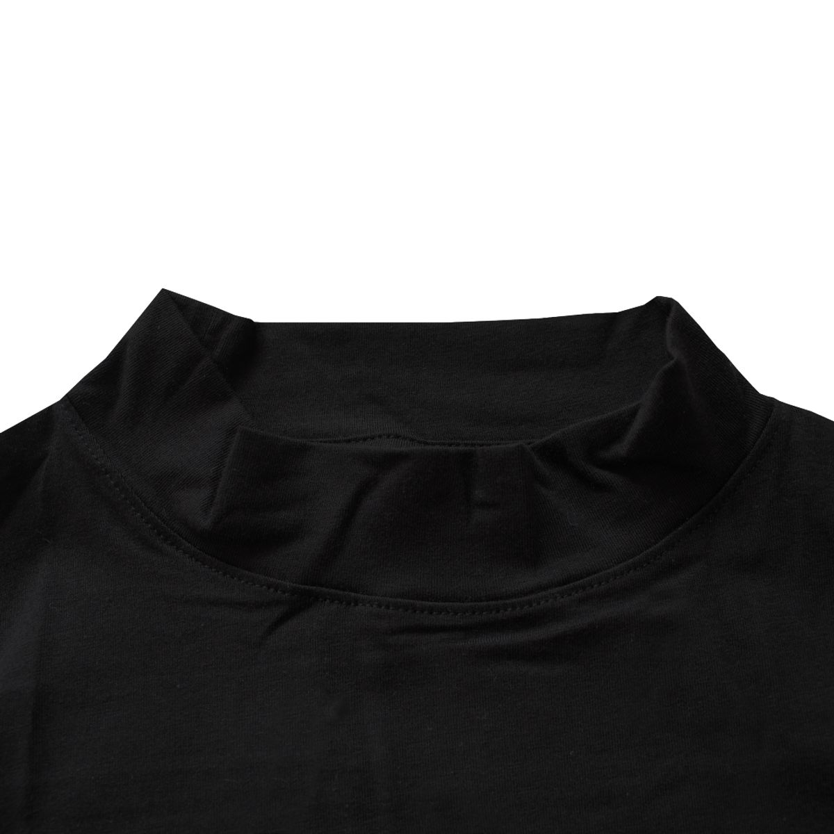 FILA - Polo Manga Larga Fila Cuello Alto Negro