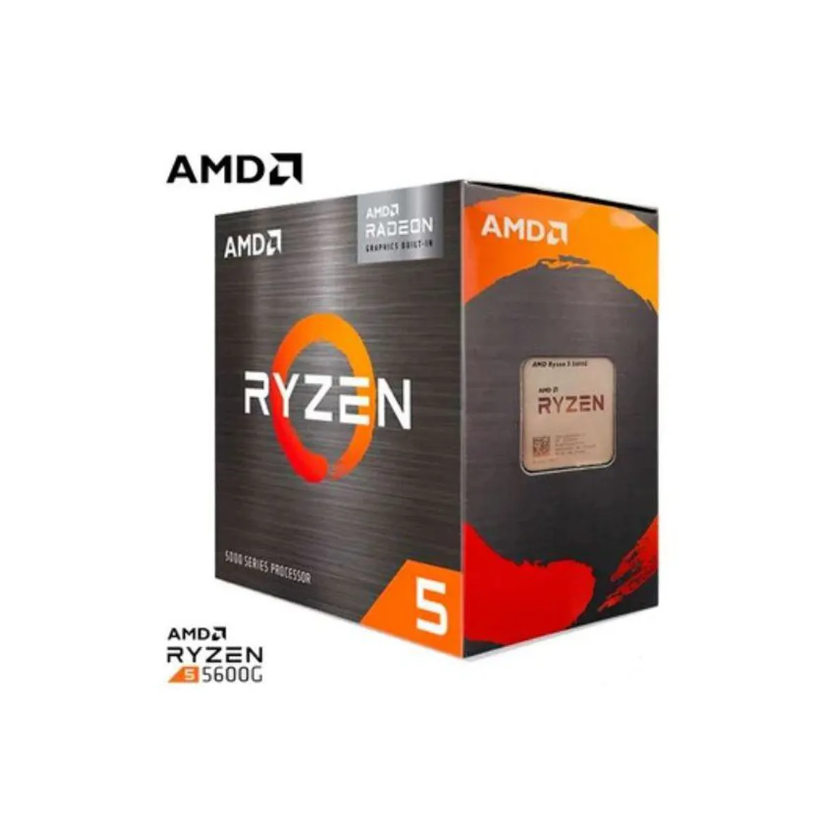 AMD - Procesador amd ryzen 5 5600g, 3.90/4.4ghz