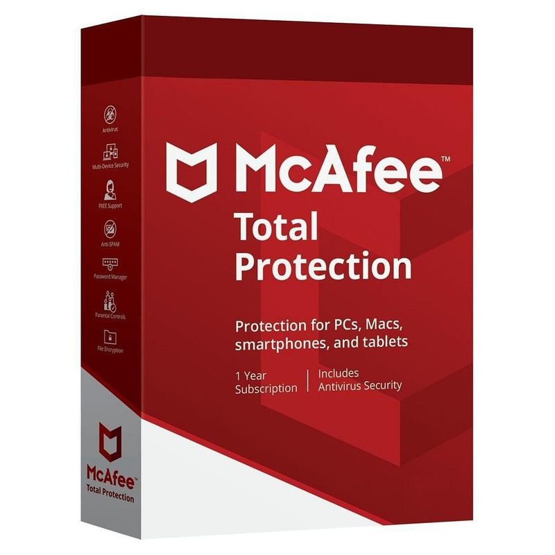 MCAFEE - Mcafee Total Protection Antivirus 3 PC
