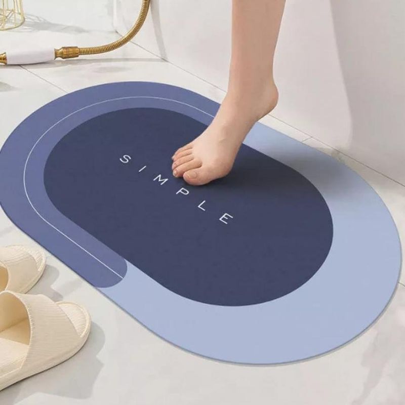 GENERICO - Alfombra de baño tapete absorbente para ducha anti deslizante