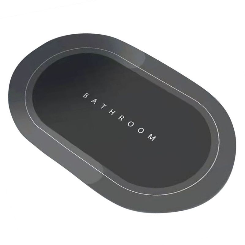 GENERICO - Tapete microfibra absorbente antideslizante baño cocina cuarto