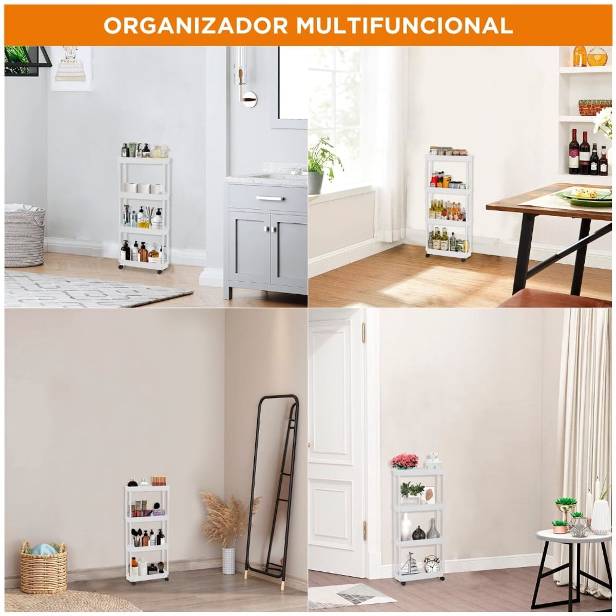 MINARI - Frutero Verdulero Estante Organizador Ahorrador de Espacio B 464N