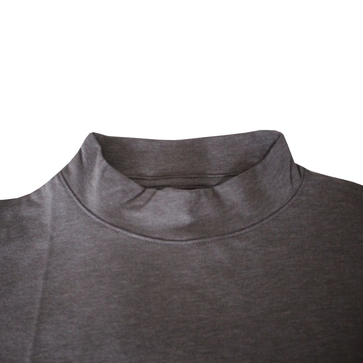 FILA - Polo Manga Larga Fila Cuello Alto Plomo Oscuro