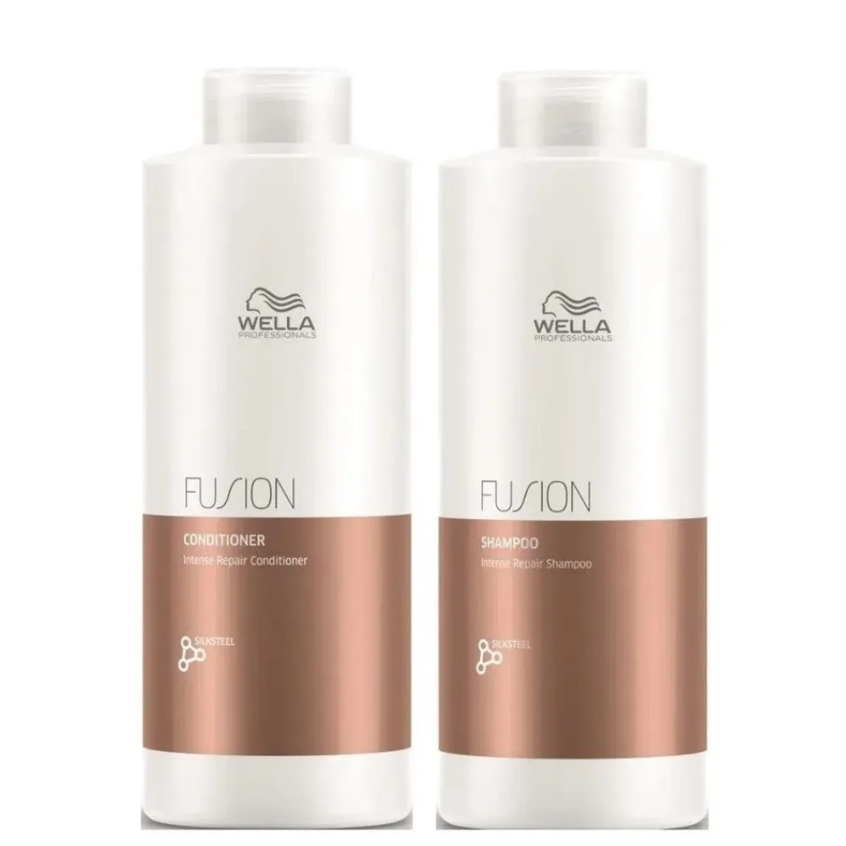 WELLA - Shampoo 1000ml + Acondicionador Fusion Reparacion Intensa Wella