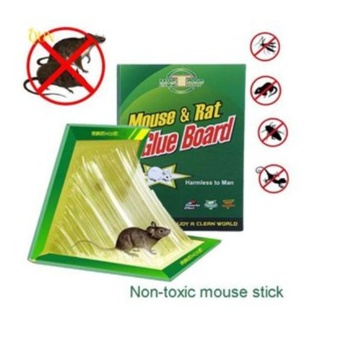 GENERICO - Trampa de pegamento para ratones ratas cucarachas unidades